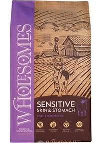 Wholesomes Sensitive Skin &amp; Stomach Lamb Dry Dog Food, 30 lb
