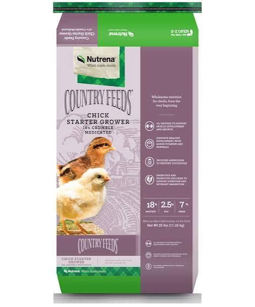 Nutrena Country Feed Medicated Chick Starter Feed multi sizes