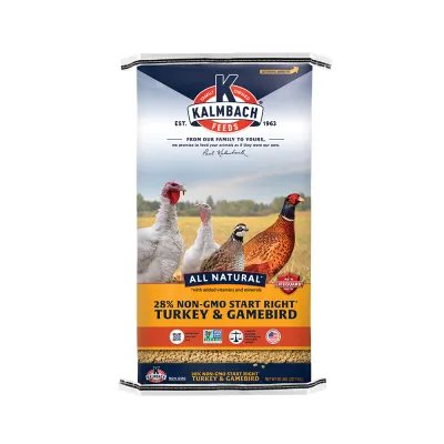 Kalmbach 28% Start Right Turkey &amp; Gamebird Non-GMO