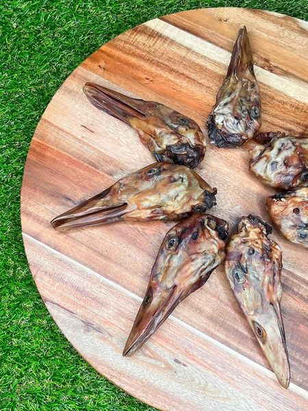 All-Natural Duck Head Dog Chews – High Protein, Single Ingredient, Made in USA