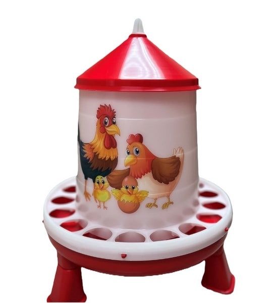 Chicken Feeder Poultry 4lb with legs