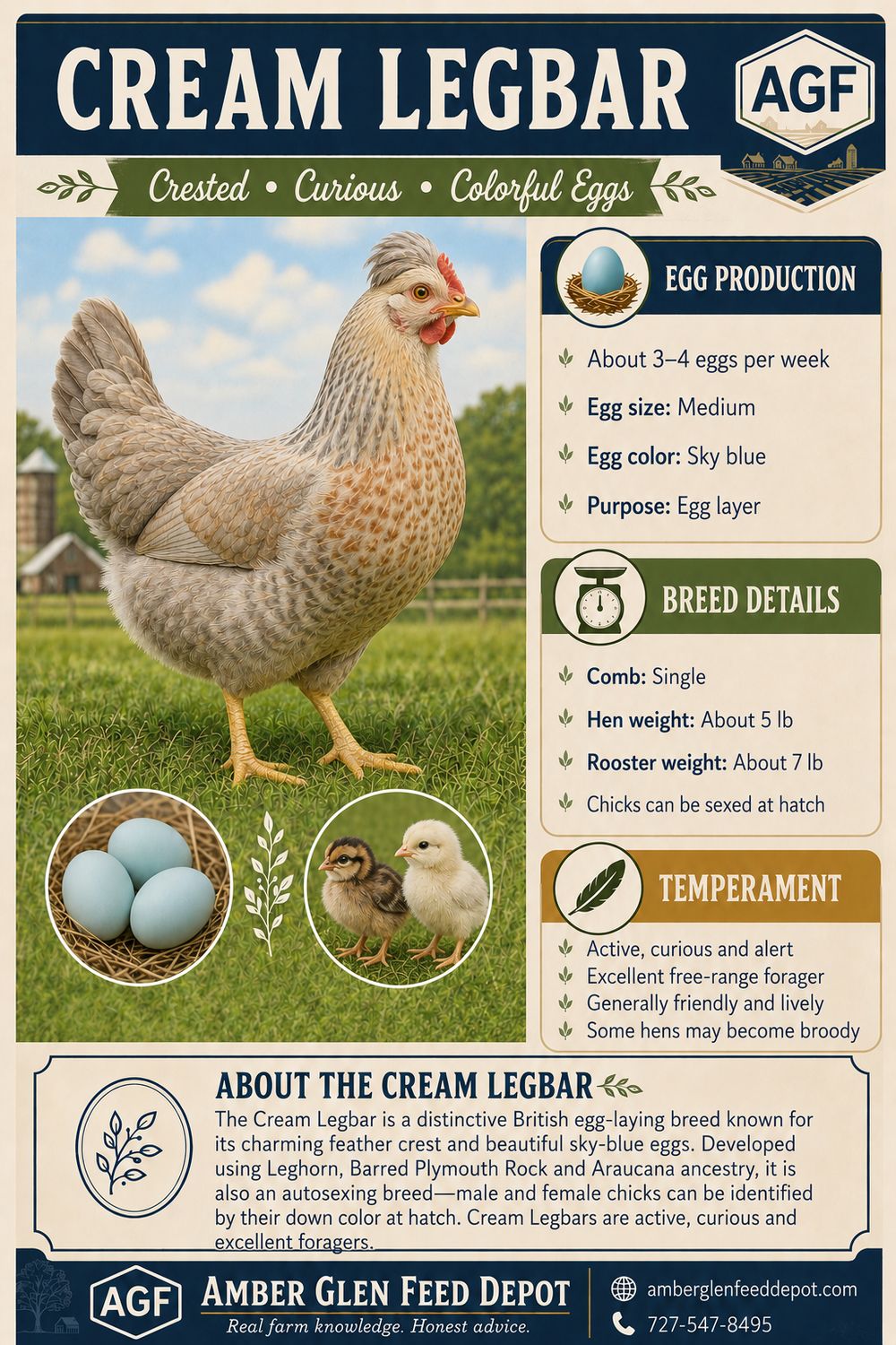 Cream Legbar Chicks