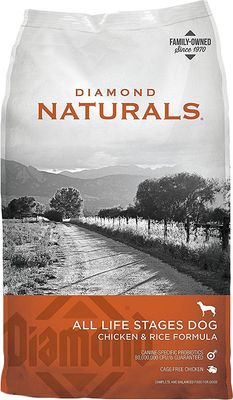 Diamond Naturals All Life Stages Dry Dog Food Chicken &amp; Rice Formula , 40-lb bag