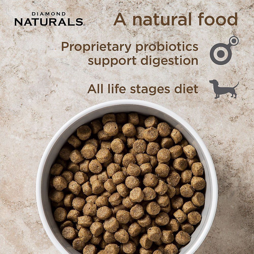 Diamond Naturals All Life Stages Dry Dog Food Chicken &amp; Rice Formula , 40-lb bag