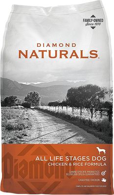 Diamond Naturals All Life Stages Dry Dog Food Chicken &amp; Rice Formula , 40-lb bag