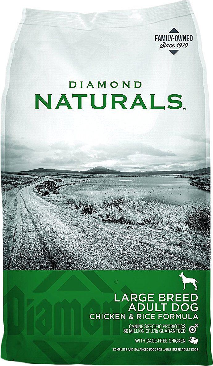 Diamond Naturals Large Breed Adult Chicken &amp; Rice Formula Dry Dog Food 40#