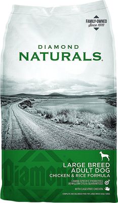 Diamond Naturals Large Breed Adult Chicken &amp; Rice Formula Dry Dog Food 40#