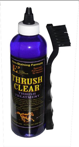 E3 Thrush Clear w/brush, 8oz