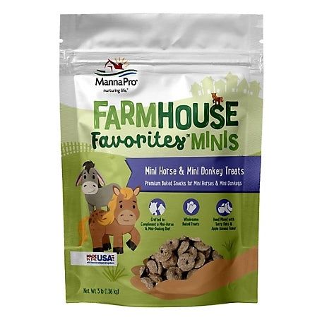 Farmhouse Favorites Minis Mini Horse &amp; Mini Donkey Treats 3 lb