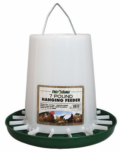 Harris Free Range Poultry Chicken Feeder 7 lb Hanging or Floor