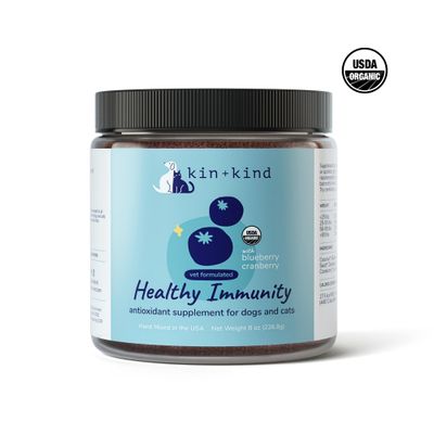 kin+kind Heathy Immunity Organic Urinary Tract Supplement Dog &amp; Cat