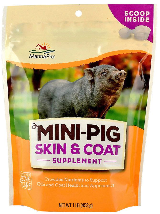 Manna Pro Mini Pig Skin &amp; Coat Supplement, 1 lb