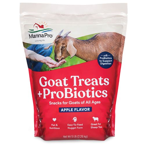 Manna Pro Treats + Probiotics for Goats, 5-lb