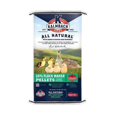 Kalmbach 20% Protein Flock Maker Pellets All Natural