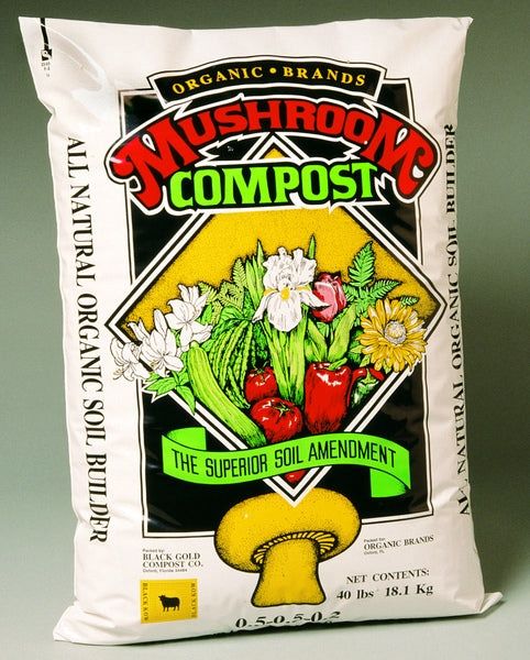 Orgn Mushroom Compost 40 lb bag