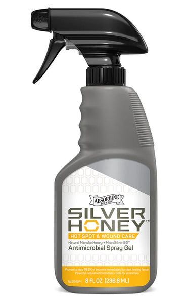 Silver Honey Hot Spot &amp; Wound Care Spray Gel, 8-oz