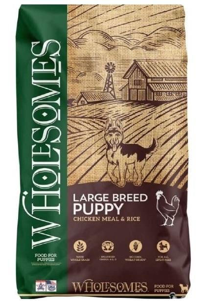 Wholesomes Sensitive Skin &amp; Stomach Large Breed Salmon Dry Dog Food, 30-lb bag