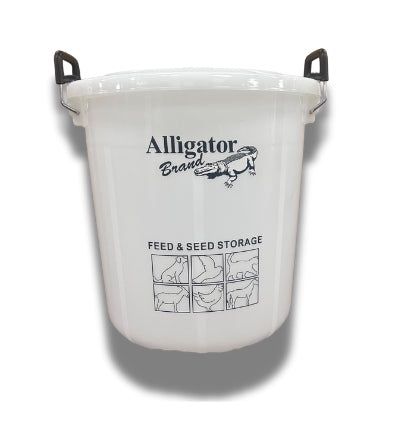 Alligator Feed &amp; Seed Storage Pail with Lid