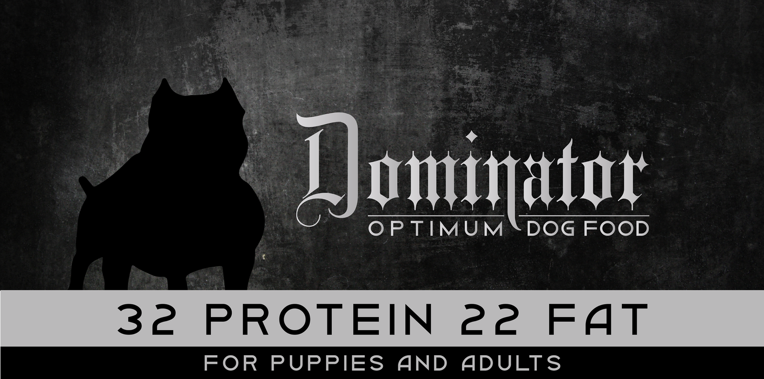 Dominator Optimum Dog Food 32/22 Adult &amp; Puppy Formula, Size: 20 lb bag