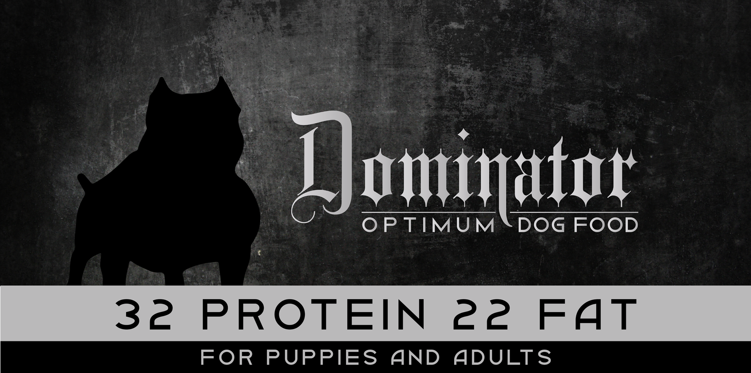 Dominator Optimum Dog Food 32/22 Adult &amp; Puppy Formula, Size: 20 lb bag