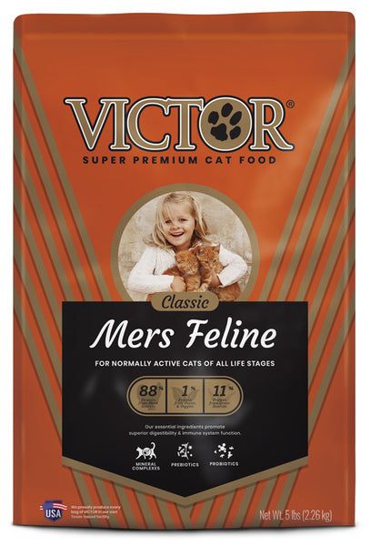 Victor Mers Classic Multi-Pro Dry Cat Food, Multi Sizes, Size: 5lb