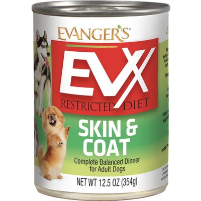 Evangers EVX Restricted Diet Skin &amp; Coat Dog 12.5 oz can