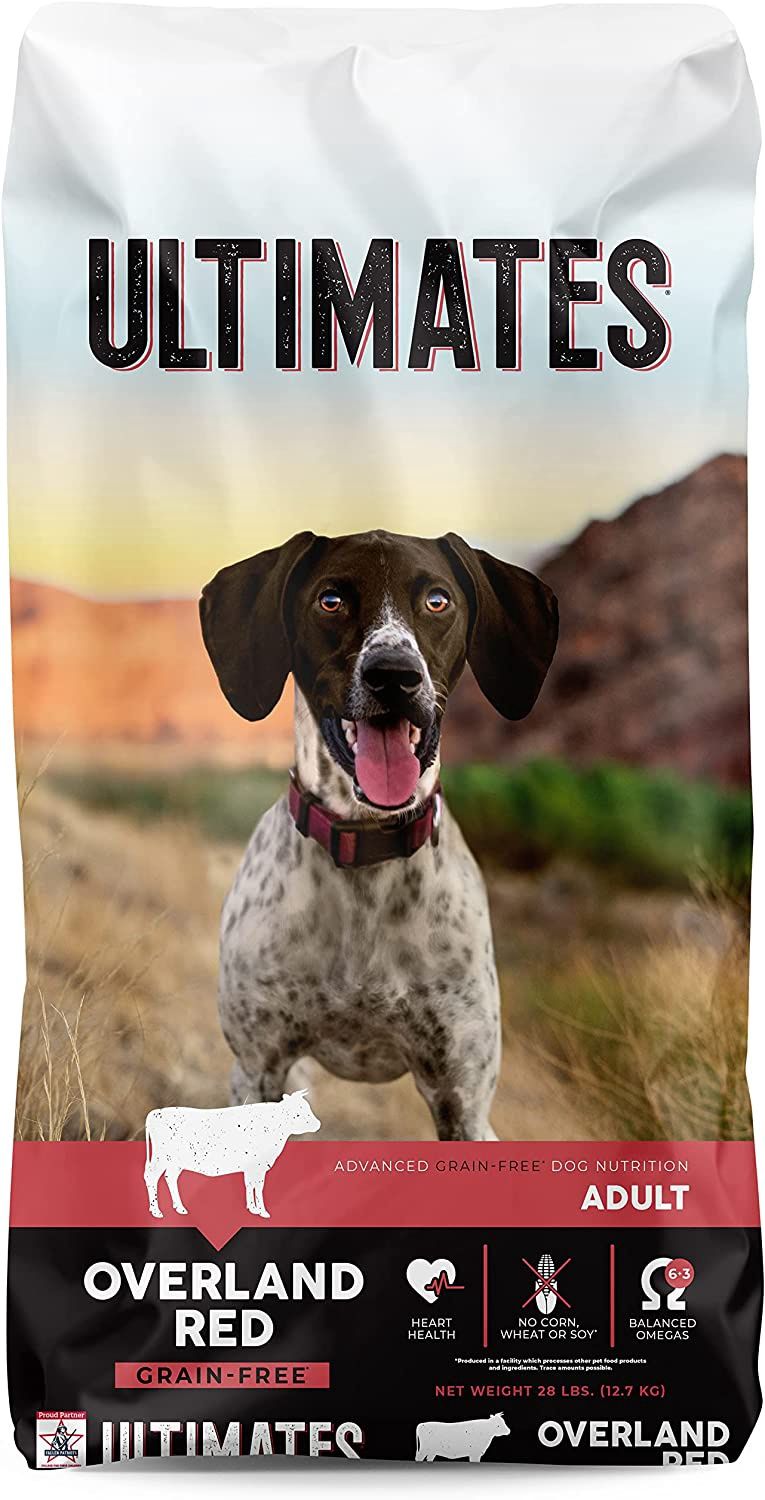 Ultimates Overland Red with Beef Grain-Free Dry Dog Food, Size: 28 lb bag