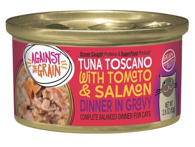 Against the Grain Tuna Toscano with Salmon &amp; Tomato Dinner Cat