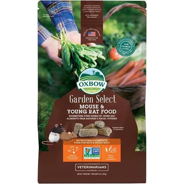 Oxbow Garden Select Mouse &amp; Young Rat Food, Size: 2 lb bag