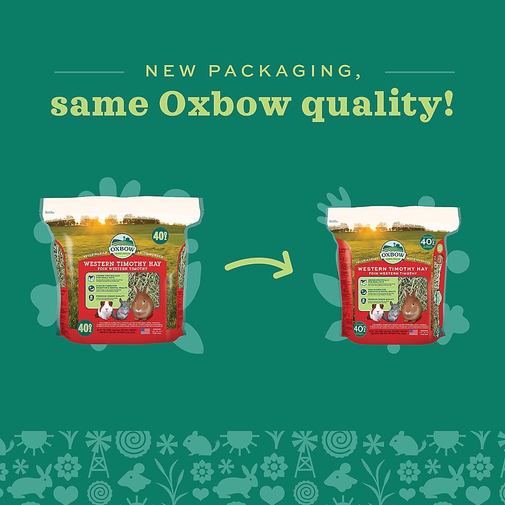 Western Oxbow Timothy Hay Various Sizes REWARDS PROGRAM BUY 6 GET 1 FREE