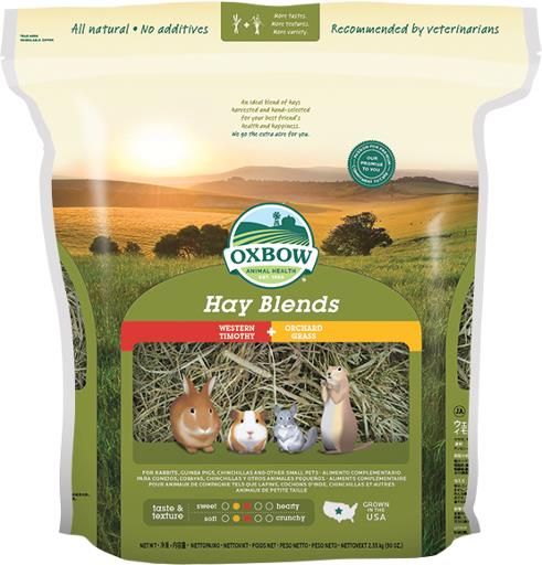Oxbow Hay Blends Western Timothy/Orchard Grass Hay, Size: 15oz