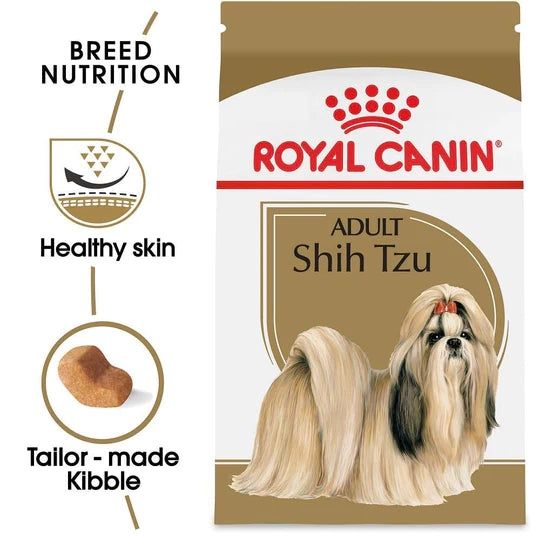 Royal Canin Breed Shih Tzu Adult Dry Dog Food, Size: 2.5 lb bag