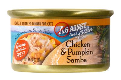 Against The Grain Chicken and Pumpkin Samba Cat Food