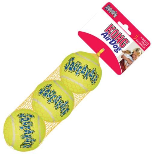 Kong Air Kong Squeaker Tennis Balls 3 pack, Size: Medium