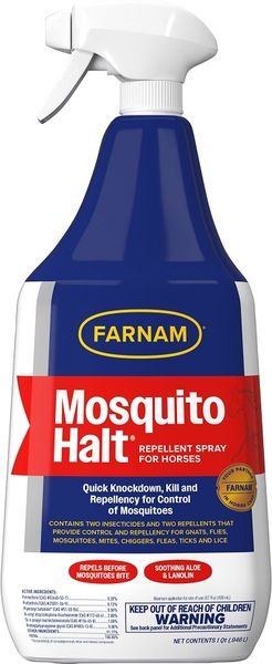 Farnam Halt Mosquito Repellent for Horses, various sizes