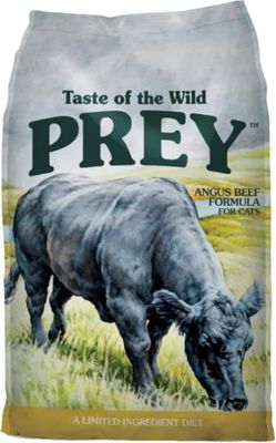 Taste of the Wild PREY Angus Beef Formula Limited Ingredient Recipe Dry Cat Food