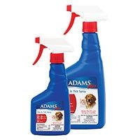 Adams Plus Flea &amp; Tick Spray | Kills Adult Fleas, Flea Eggs, Flea Larvae, Ticks, and Repels Mosquitoes For Up To 2 Weeks | Controls Flea Reinfestation For Up To 2 Months, Size: 16 oz