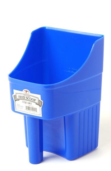 Miller Little Giant Plastic Feed Scoop 3 qt