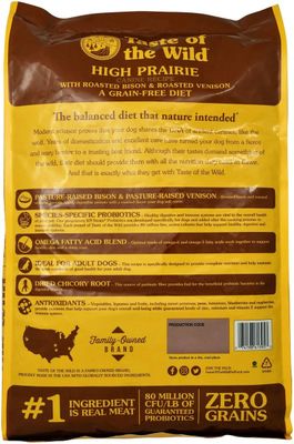 Taste of the Wild High Prairie Roasted Bison &amp; Venison Dog Grain Free Dog Food