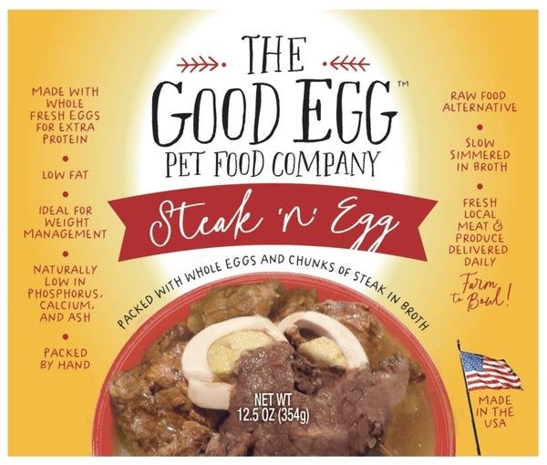 The Good Egg Steak n' Eggs Canned Dog Food, Size: 10.5 oz can