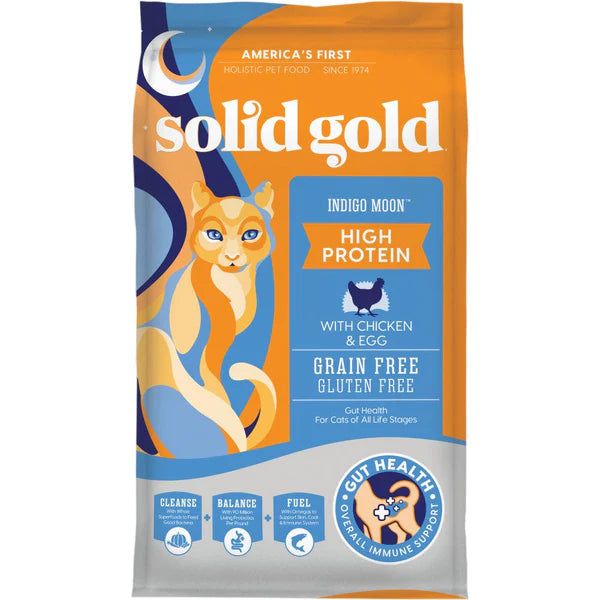 Solid Gold Indigo Moon with Chicken &amp; Eggs Grain-Free Dry Cat Food