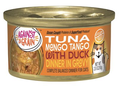 Against the Grain Tuna Mango Tango with Duck Dinner Cat