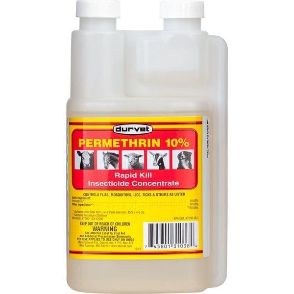 Durvet Permethrin 10% Multi Species concentrate spray