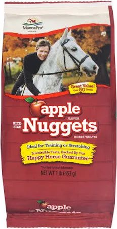 Manna Pro Apple Flavored Nuggets Horse Treats, Size: 1 lb