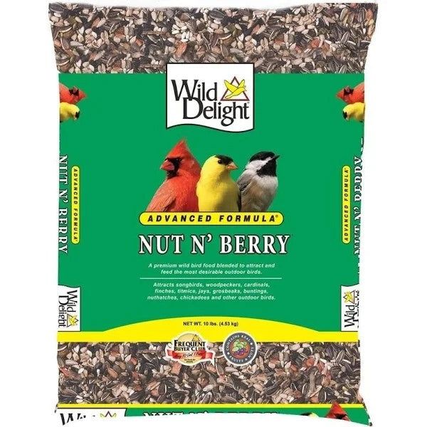 Wild Delight Nut n Berry Wild BIrd Feed Multiple Sizes available, Size: 5lb