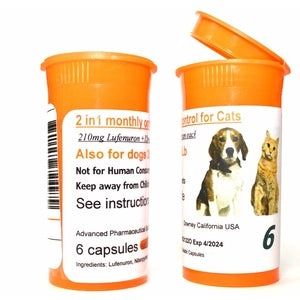 Month Oral Cat Flea Capsules 6 month Supply, Size: 6 Months Supply