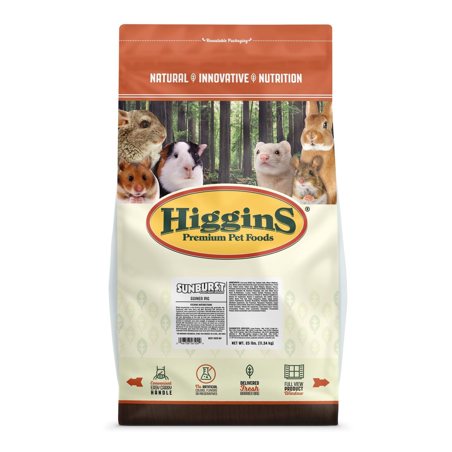 Sunburst Gourmet Blend Guinea Pig