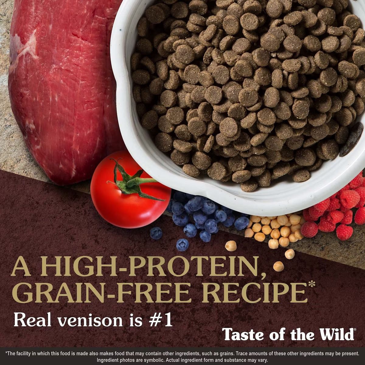Taste of the Wild Pine Forest Grain Free Venison Dog