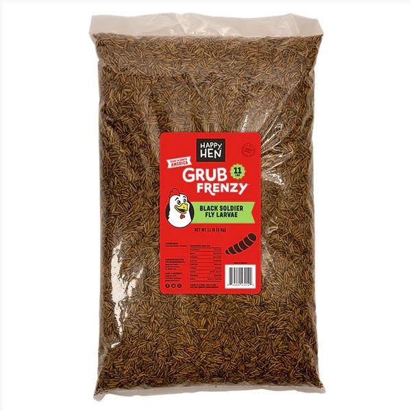 Happy Hen Grub Frenzy Black Solder Fly Larvae