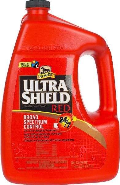 Absorbine UltraShield Red Horse Insecticide &amp; Repellent, Size: 1 Gallon